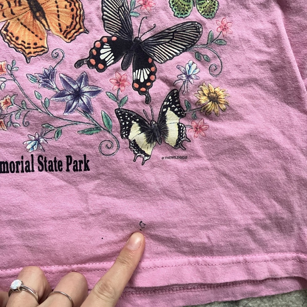 Pink Butterflies Tee - Picture 3 of 5
